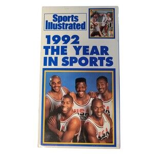 Sports Illustrated VHS 1992 The Year In Sports Video Tape NBA Olympic Dream Team